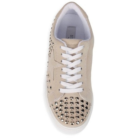 Steven by Steve Madden Tan Studded Pact-S Suede Sneakers - Picture 9 of 9